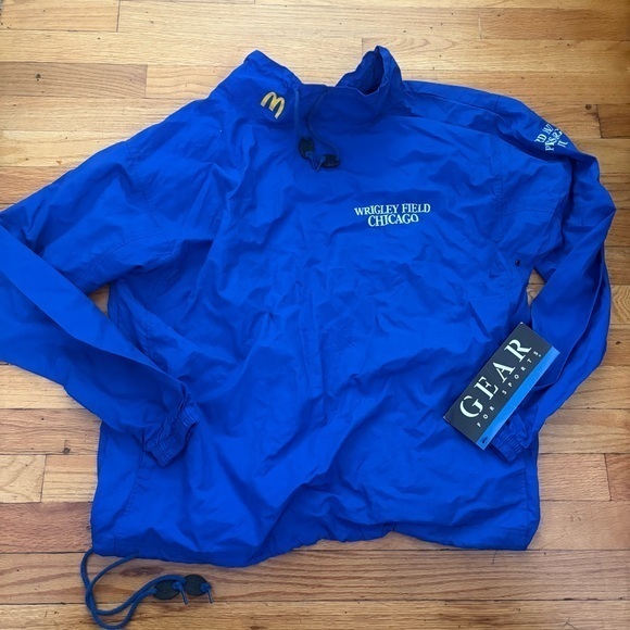 Other - Vintage 1991 Wrigley Field McDonald's Press Day Windbreaker Size Medium